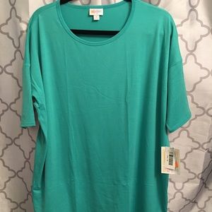 Bnwt Lularoe Solid Turquoise Irma M
